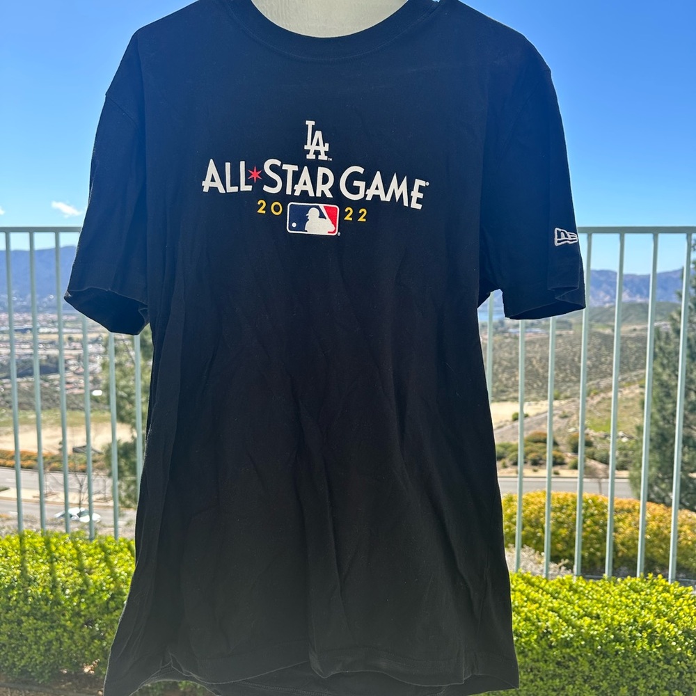 New Era Black Short Sleeve 2022 Dodgers All-Star Game Tee